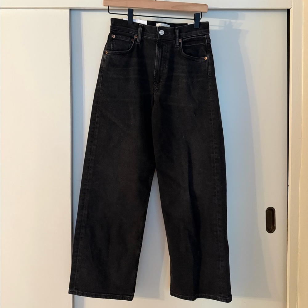 AGOLDE High Waisted Black Jeans (NWT)